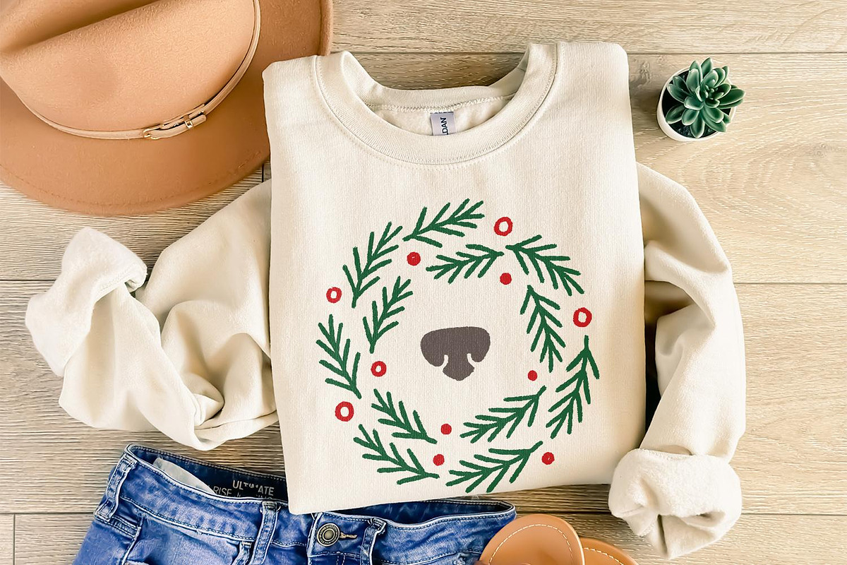 Wreath Bear Nose PNG, Cute, an Illustration by SharpMarketplace (Photo 8 of 9)