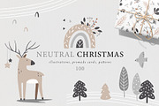 Neutral Christmas, an Animal Illustration by svetsum (Thumbnail 1 of 9)
