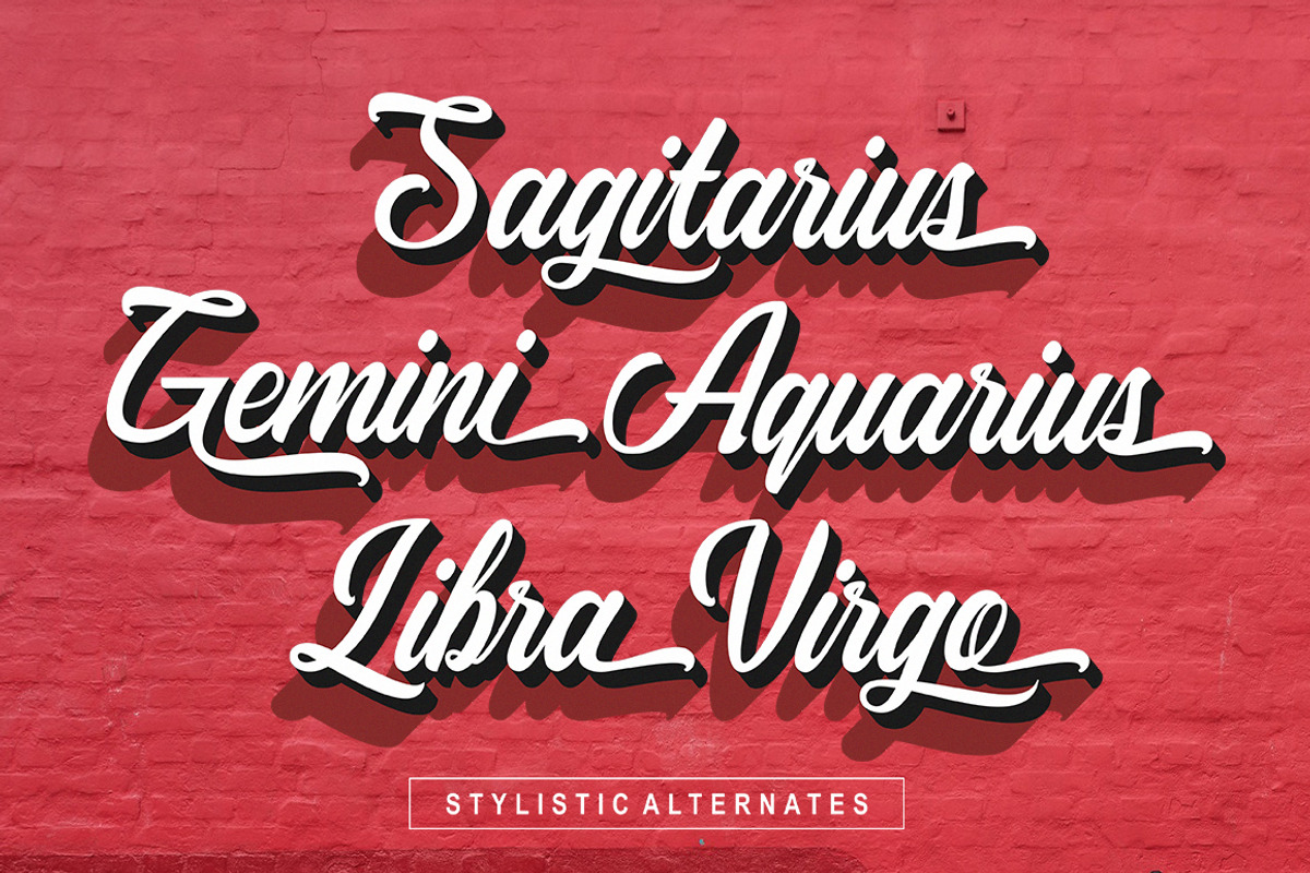 Aurisha Script, a Script Font by Matra Creative (Photo 5 of 7)