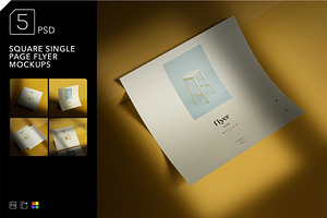 Flyer Mockup, an Advertising Mockup by megostudi0
