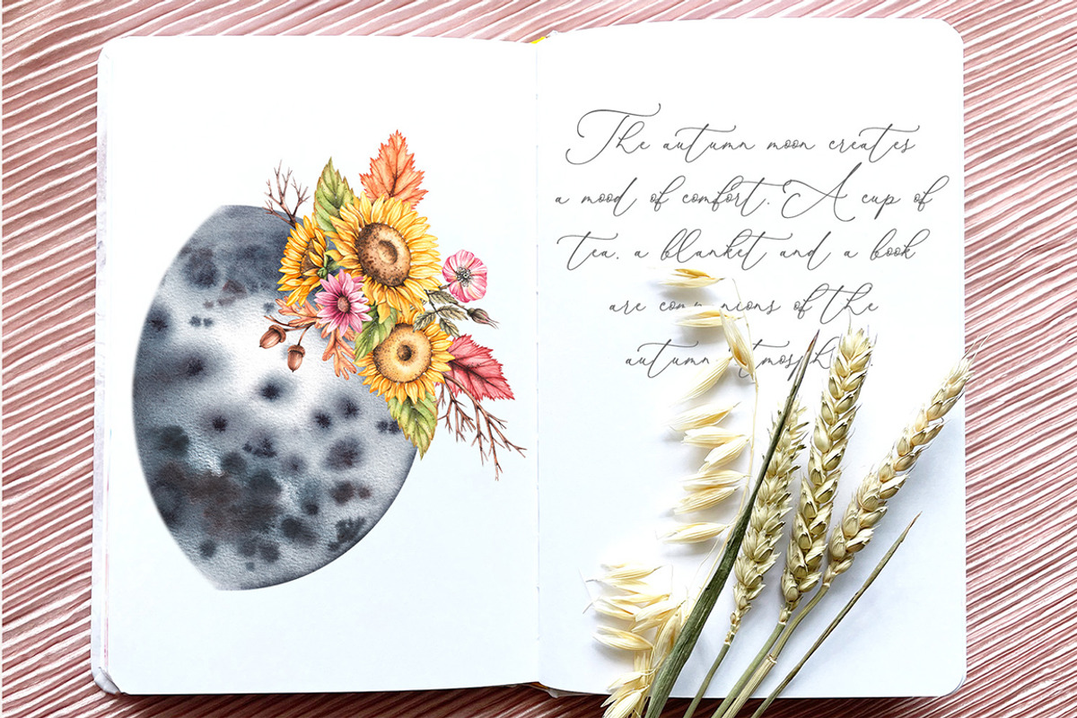 Autumn Watercolor floral collection, a Decorative Illustration by SashaKondr (Photo 8 of 20)