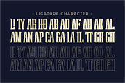 Varsity Holiday - Condensed Slab, a Slab Serif Font by Pian45 Studio (Thumbnail 5 of 12)