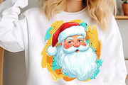 Preppy Brushstroke Christmas Santa, an Illustration by SinaCreation (Thumbnail 2 of 7)