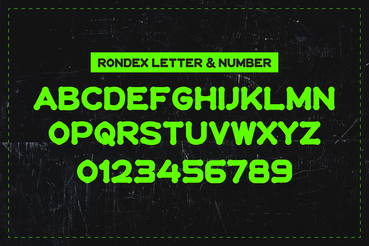 Rondex Display Font, a Font by Artonix (Photo 4 of 6)