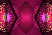 Mandala Oriental Floral art Bundle, a Background Graphic by NJ Himel (Thumbnail 78 of 97)