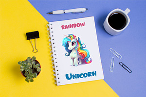 Cute Rainbow Unicorns 07. TShirt