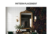 Dark Maximalist Wallpaper Mockup, a Household Mockup by 1001 mockups (Thumbnail 3 of 10)