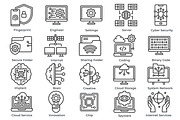 Technology and Digitalization Icons, an Icon by Tekuni (Thumbnail 2 of 12)