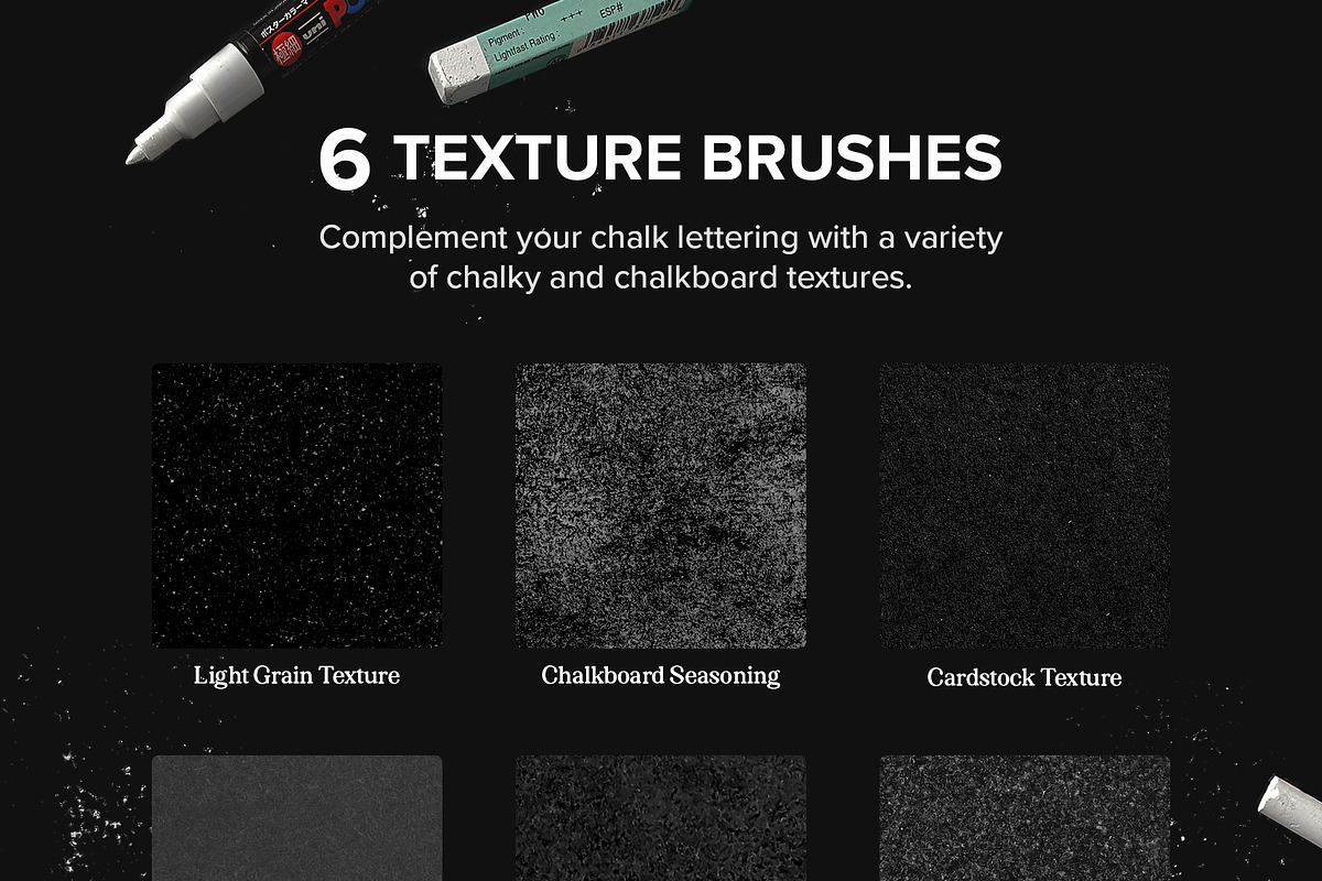Chalk Lettering Brush Toolbox, a Brush Add-On by Nico-Ng (Photo 13 of 18)