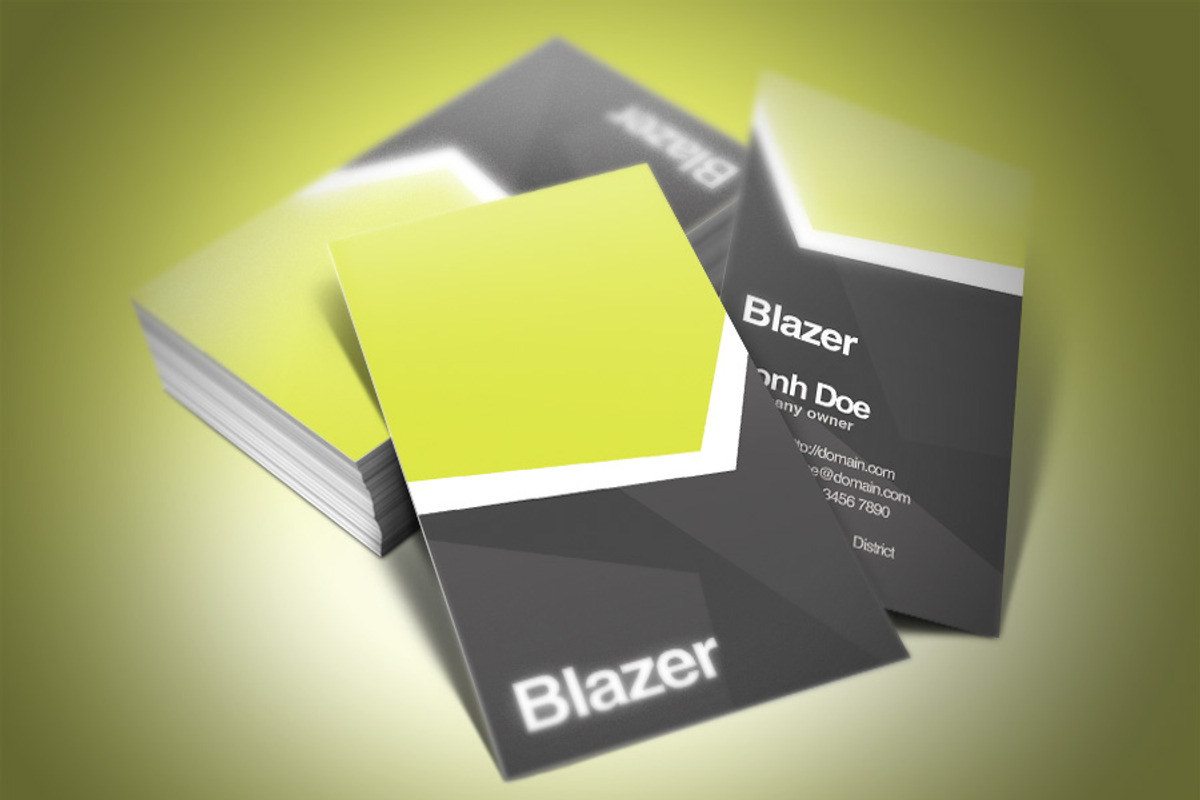 Blazer Business Card, a Business Card Template by Rafael Oliveira (Photo 1 of 4)