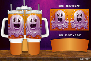 Inflated Halloween Tumbler Wrap