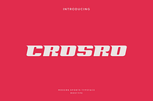 Crosro - Modern Sport Typeface