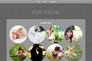 Portfolio Dark Theme Minimalist, a WordPress Template by Pounce Design (Thumbnail 2 of 2)