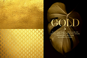 440 Gold & Metallic Textures Bundle, a Texture Graphic by Graphicdome (Thumbnail 4 of 22)