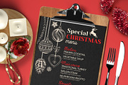 Christmas Dinner Restaurant Menu, a Brochure Template by BarcelonaShop (Thumbnail 4 of 5)