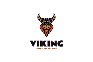 Viking Mascot Logo Design, a Branding & Logo Template by Artnivora.Std