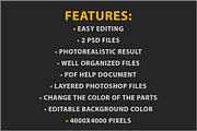Candy Wrapping Mockup PSD, a Packaging Mockup by Bruno's Shop (Thumbnail 4 of 4)