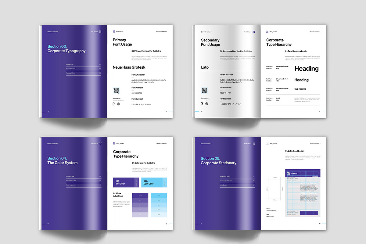 Brand Guideline Template preview 4