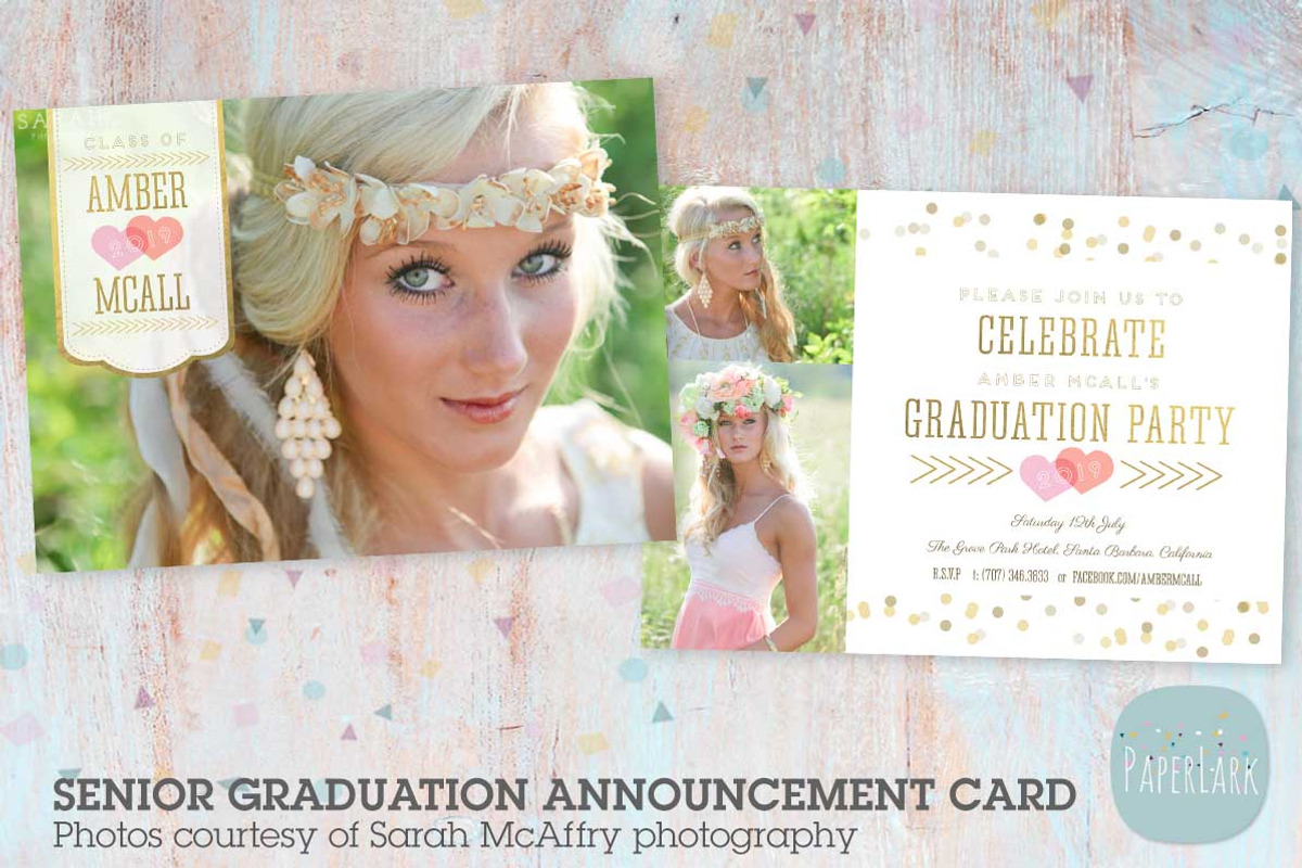 AG007 Senior Graduation Card, a Flyer Template by Paper Lark (Photo 1 of 3)