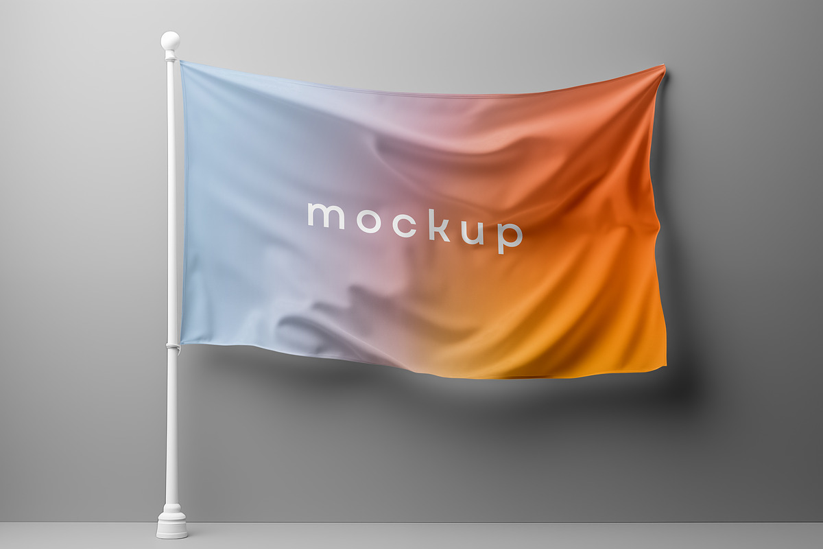 Flag Mockup, a Merchandise Mockup by dpi (Photo 4 of 6)
