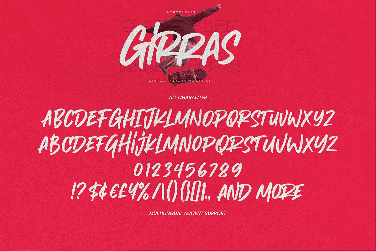 Girras – Simple Pure Hand Drawn, a Handwritten Font by Gassstype (Photo 6 of 8)