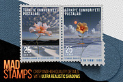 Mad Stamps - Postage Stamp Mockups, a Mockup by BabyMad (Thumbnail 3 of 6)