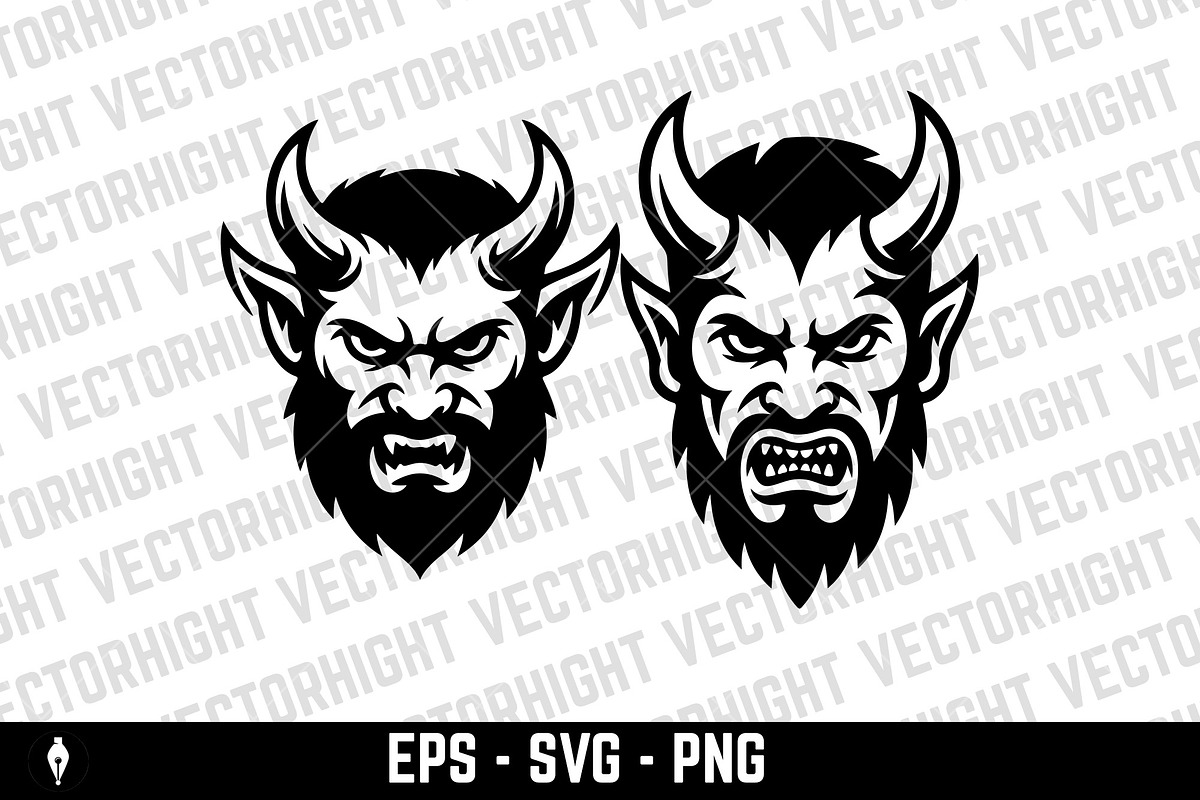 Monster head vector, a Person Illustration by Vectorhight (Photo 5 of 5)