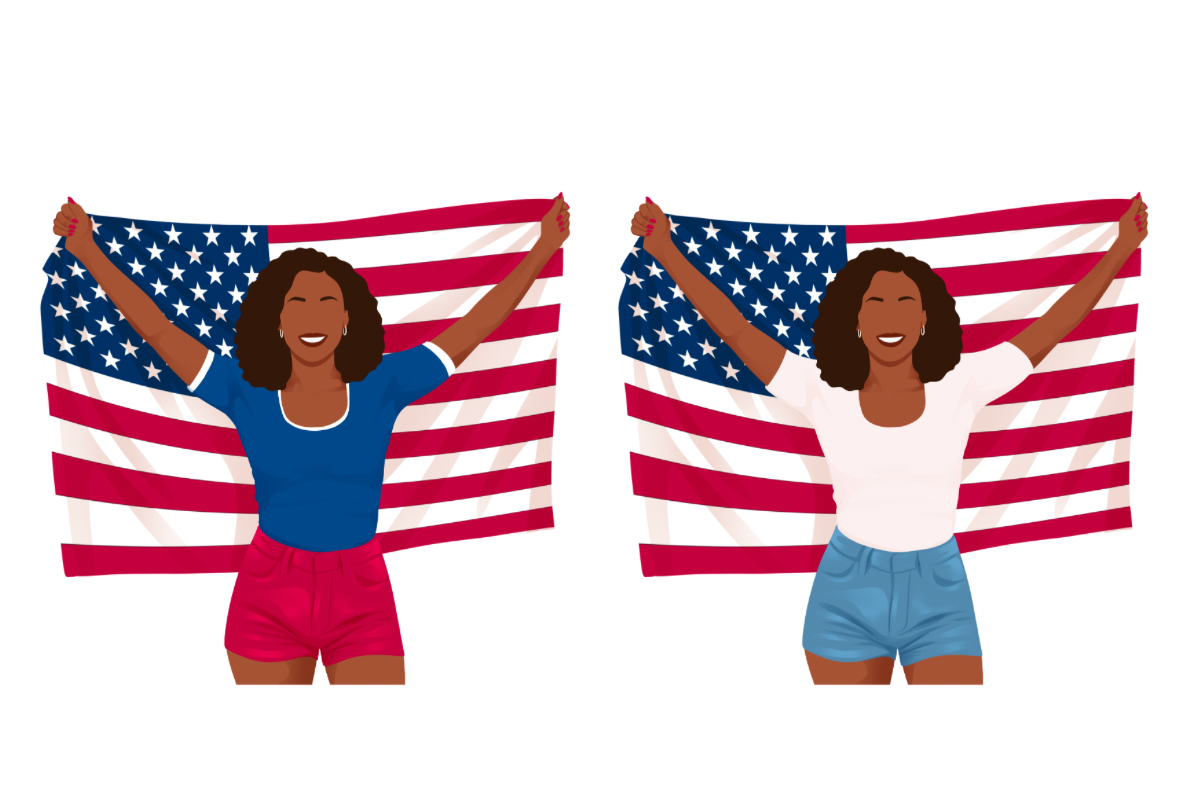 Independence Day Black Women Clipart, a Seasonal Illustration by Made bynath (Photo 2 of 5)
