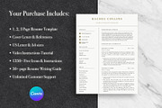 Minimalist CV Template Pack | Canva, a Resume Template by Lux Resume (Thumbnail 8 of 9)