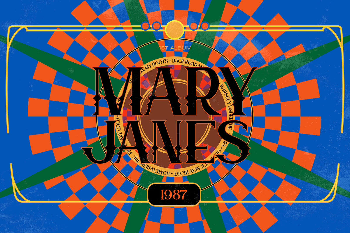 Creamroads - 60s Distorted Font, a Font by riff.type (Photo 9 of 10)
