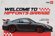 Horizon Drift - Sporty Race Font, a Sans Serif Font by HipFonts (Thumbnail 7 of 10)
