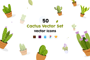 Cactus Vector Set