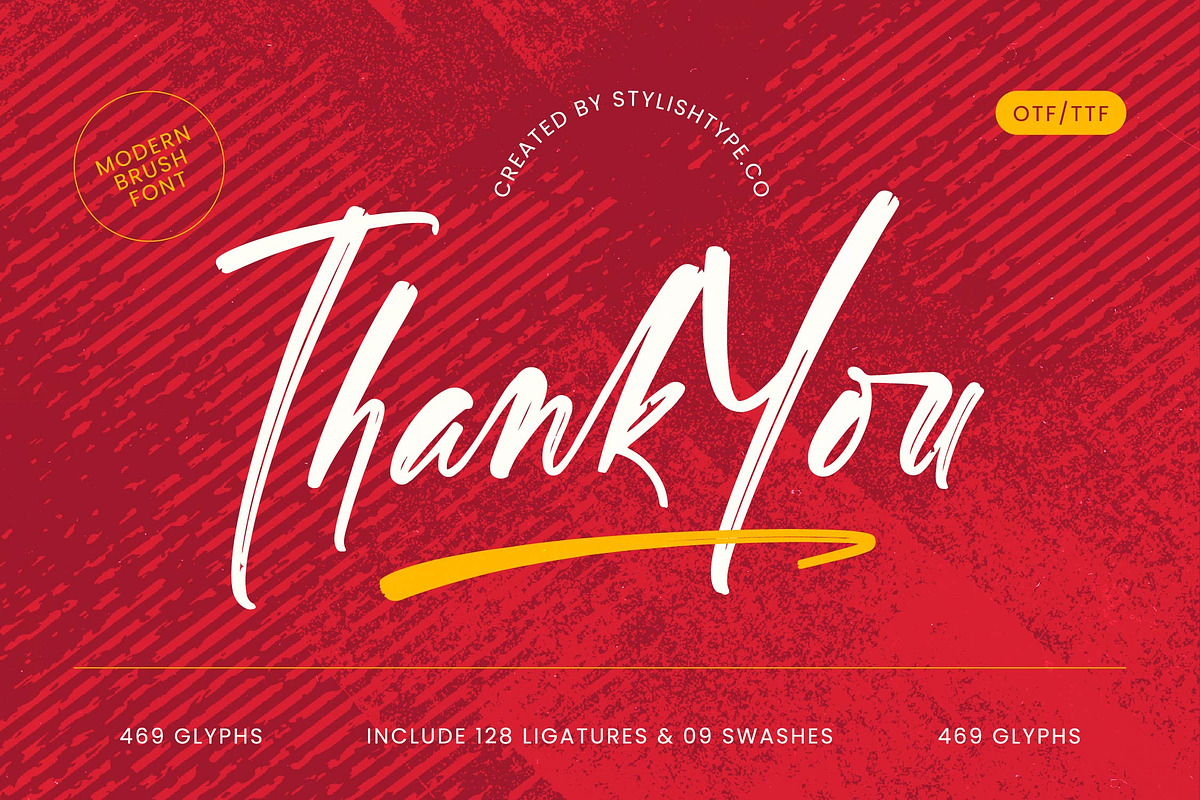 Highustle Modern Brush Font, a Script Font by stylishtype.co (Photo 20 of 20)