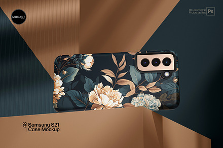 Samsung S21 Tough Case Mockup, a Wearable Device Mockup by Mocart