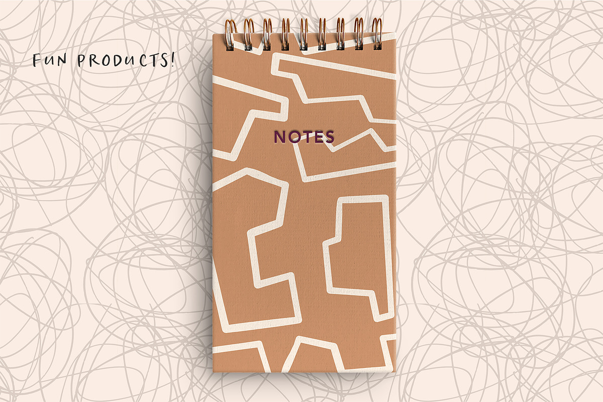 Abstract Doodles Patterns & Elements, an Illustration by Sweet Fig (Photo 10 of 12)