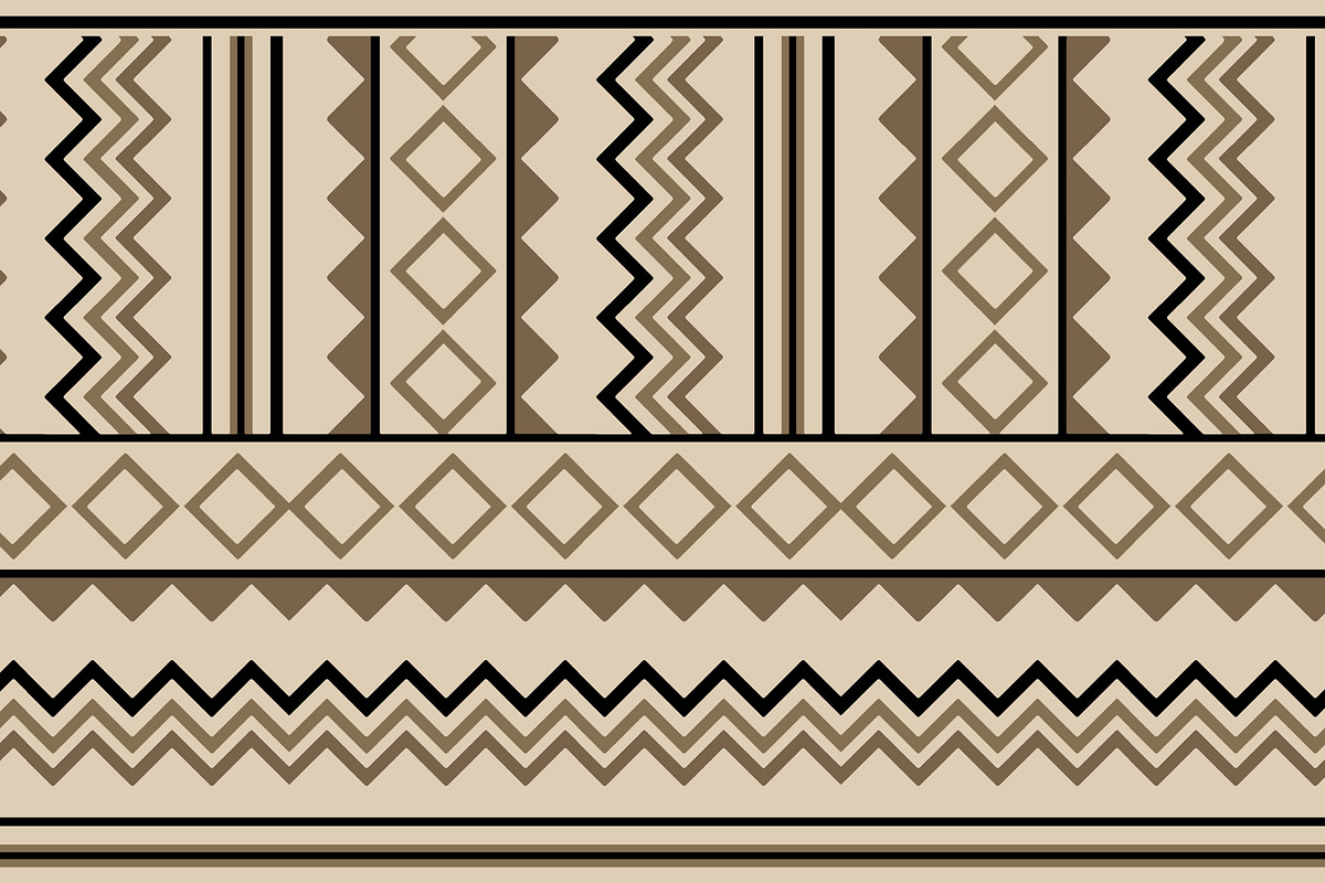 Ethnic Braids Seamless Repeat, a Pattern Graphic by Sharon Schwalbe (Photo 3 of 4)
