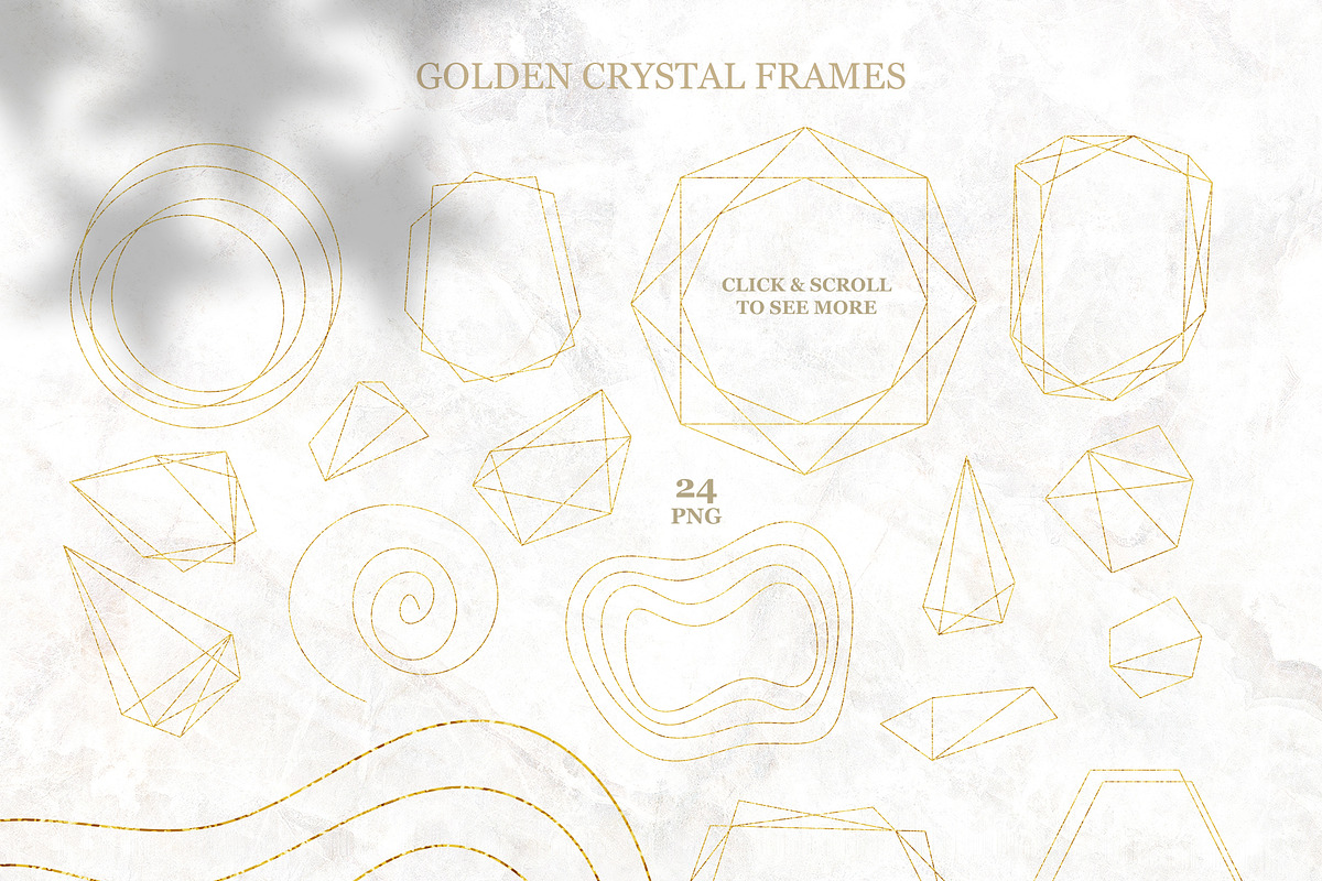 Golden Seashells Collection, an Object Graphic by ilonitta (Photo 10 of 19)