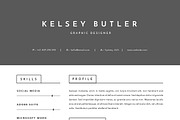 3 Page Resume Template | INDD + DOCX, a Resume Template by Basic Creations (Thumbnail 4 of 5)