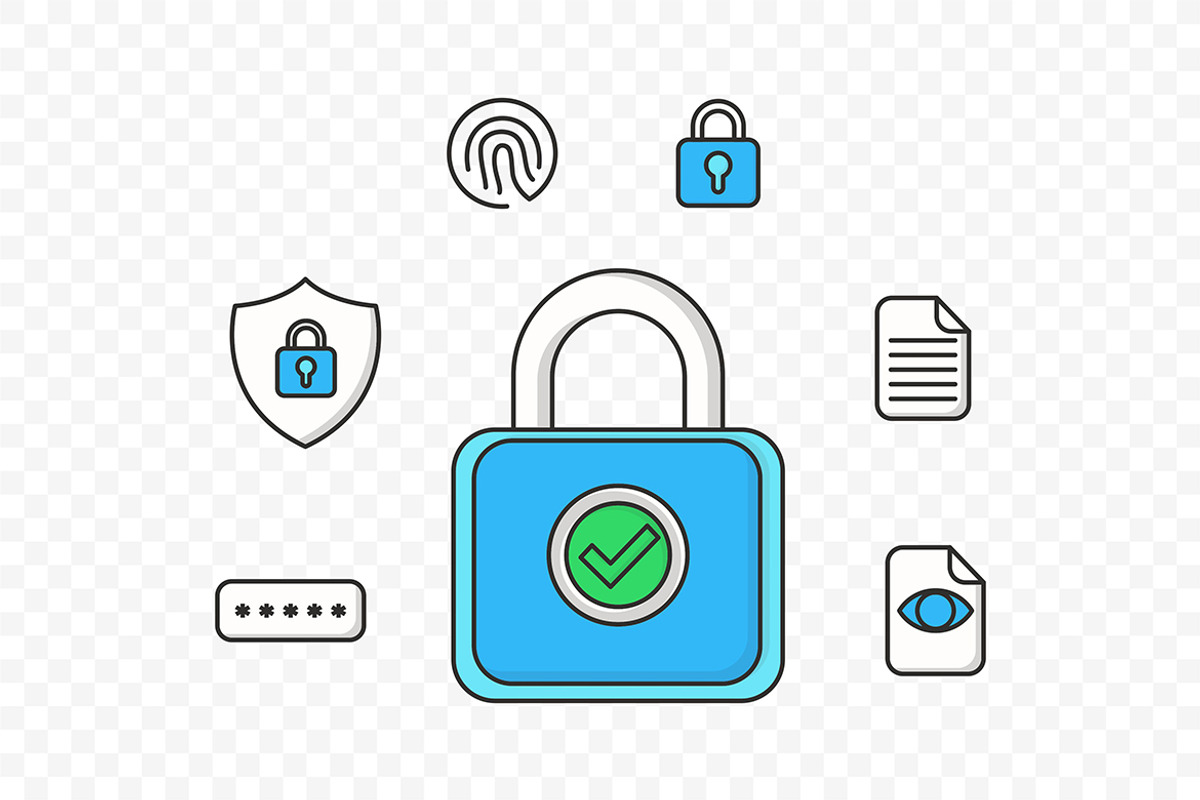 Data Privacy & Cybersecurity, a Technology Illustration by Partikusi Design (Photo 3 of 3)