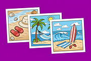 Summer Days Delight Coloring Book, a Seasonal Illustration by Coco Bloom (Thumbnail 4 of 5)