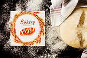 Watercolor Bread clipart, a Food Illustration by NataliMiasStore (Thumbnail 3 of 5)