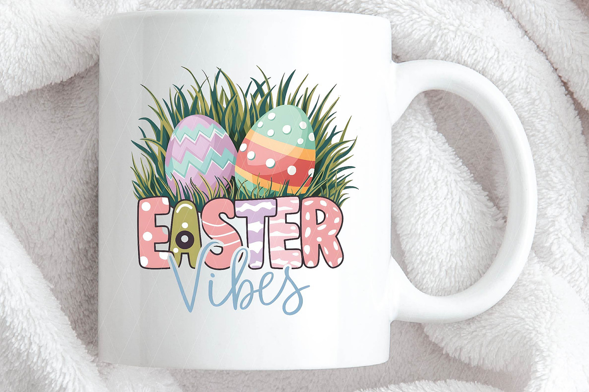 Happy Easter Day Easter Vibes Png, an Illustration by DreamPrint404 (Photo 4 of 7)