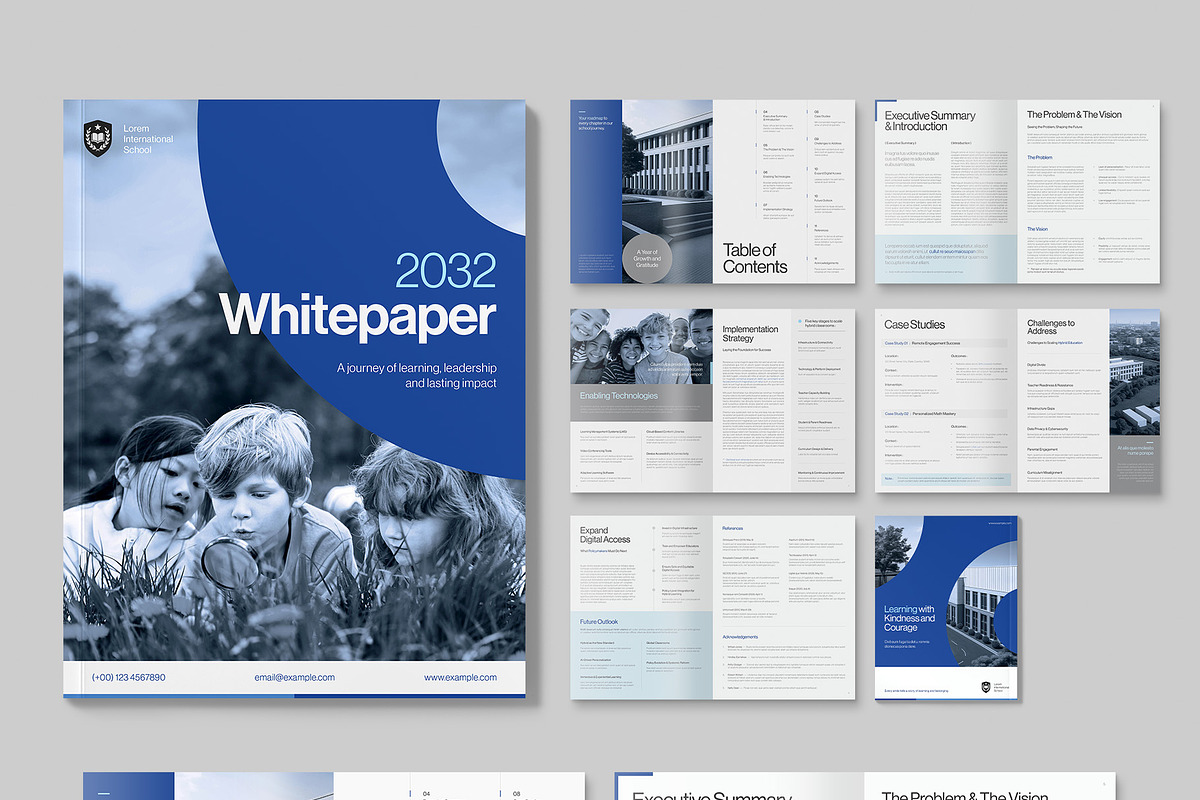 Whitepaper Template, a Brochure Template by BrandPacks (Photo 4 of 4)