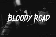 Bloody Road | Brush Display, a Serif Font by Pentagonistudio (Thumbnail 1 of 11)