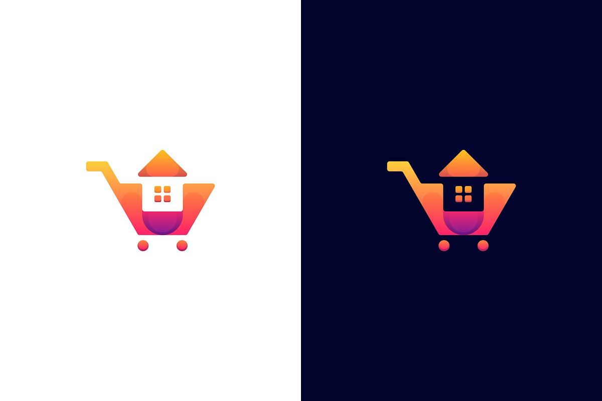 Gradient Modern Shopping Cart Logo, a Branding & Logo Template by Artnivora.Std (Photo 2 of 3)