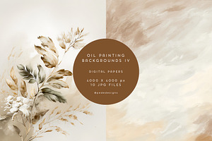 Floral Oil Backgrounds II