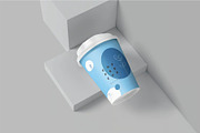 9 oz Paper Coffee Cup Mockup, a Cups & Container Mockup by megostudi0 (Thumbnail 1 of 2)