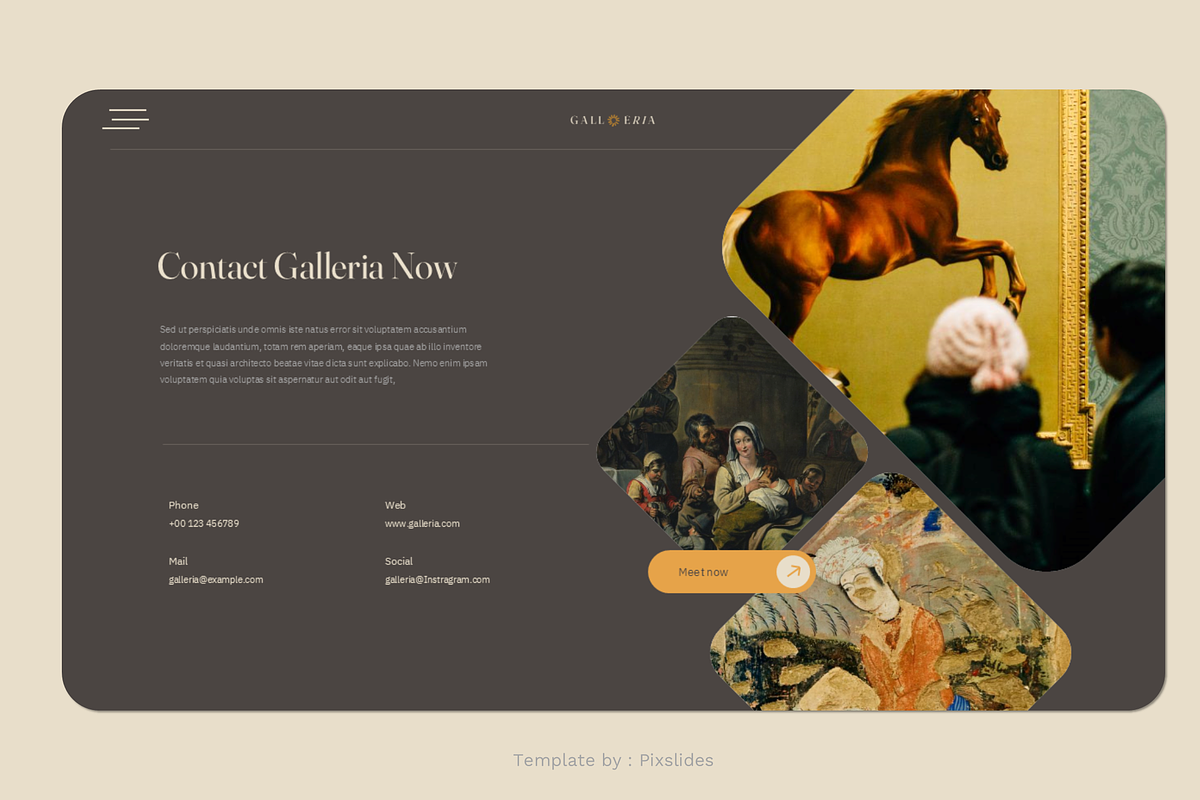 Art Gallery & Creative Keynote, a Presentation Template by Pixslides (Photo 7 of 7)