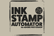 Ink Stamp Automator, a Texture Graphic by TheVectorLab (Thumbnail 1 of 12)