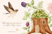 Charming meadow - woodland clipart, a Decorative Illustration by polikarpovaart (Thumbnail 2 of 30)